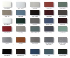 Metal Roof Color Chart